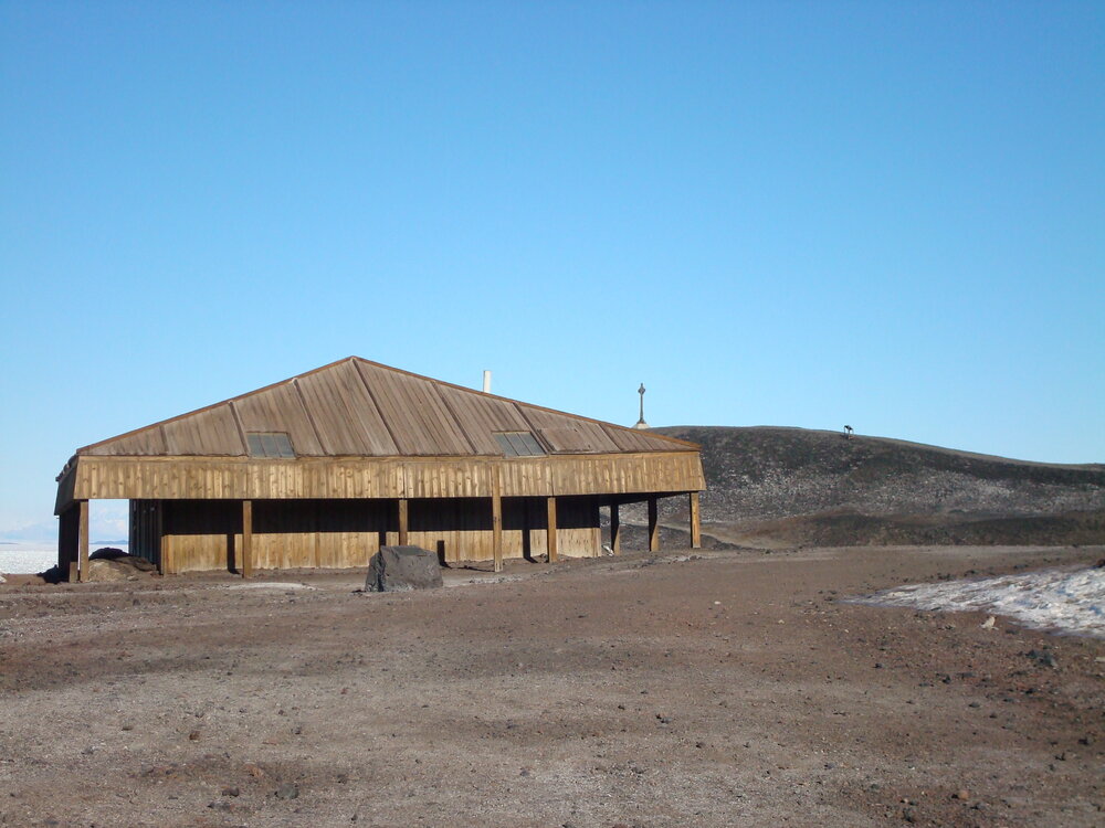 East elevation, Scott's 'Discovery' Hut