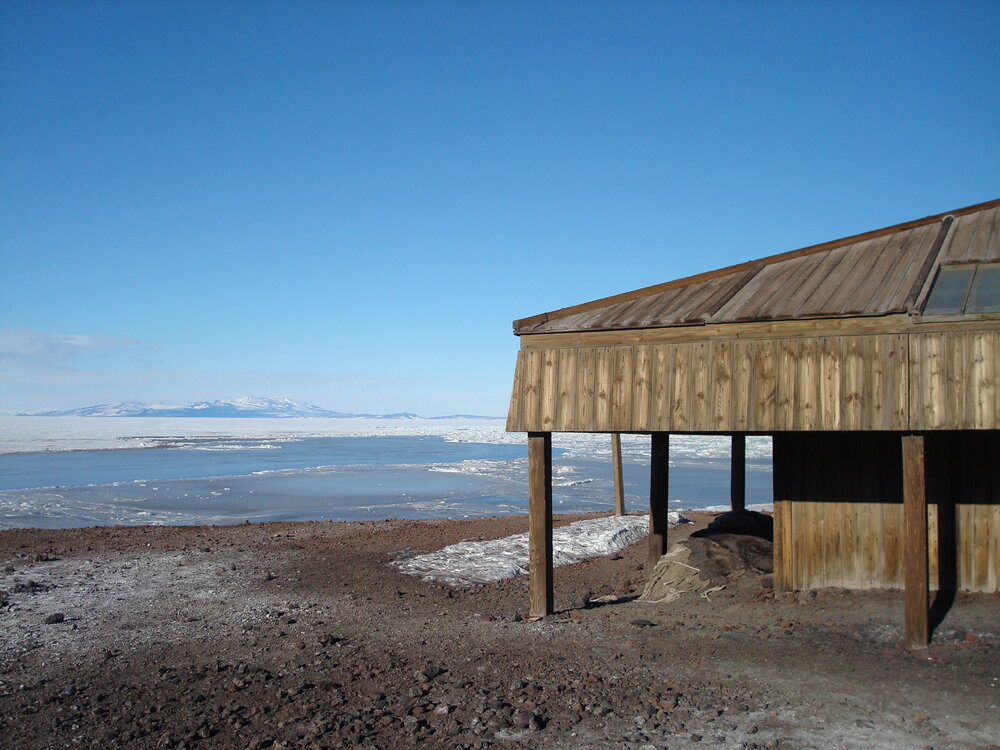 Southeast corner, Scott's 'Discovery' Hut
