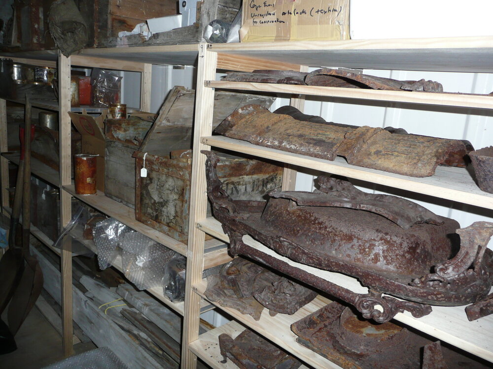 Artefacts stored in container, Scott Base (007)