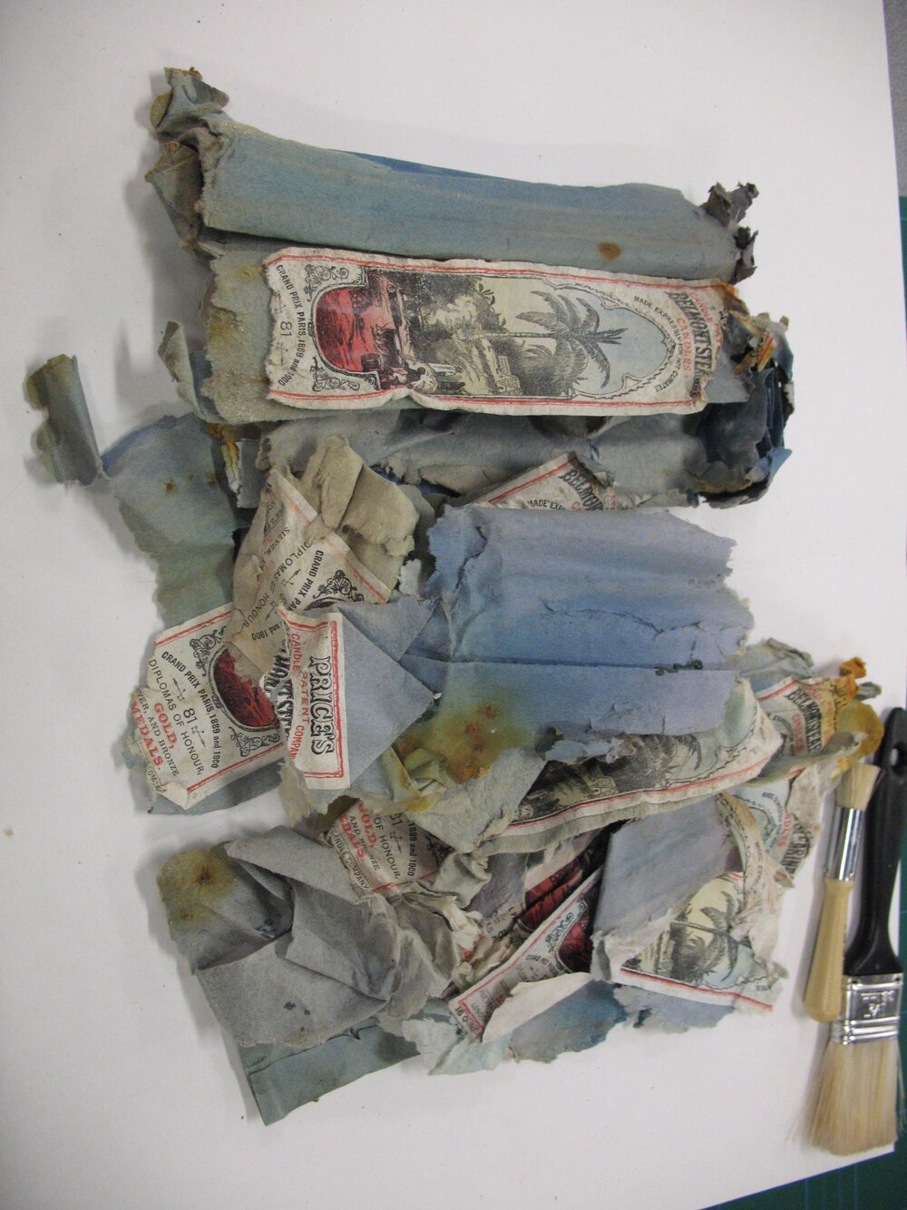 Price's' candle wrappers