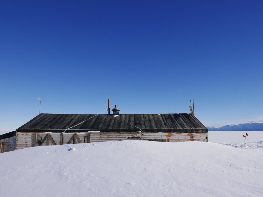 2017-18 Scott's 'Terra Nova' hut, South elevation