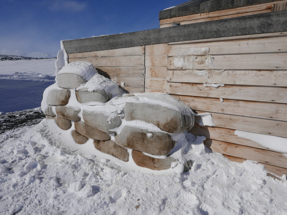 2017-18 Scott's 'Terra Nova' hut, fodder bales