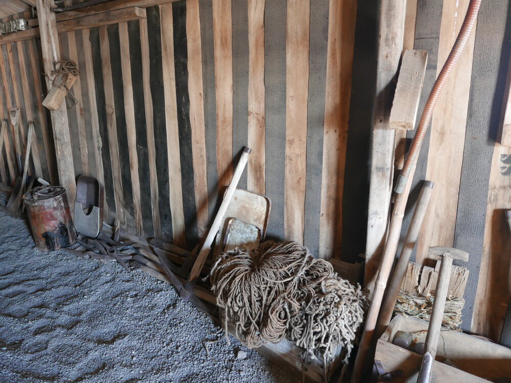 2017-18 Scott's 'Terra Nova' hut, interior, Annexe artefacts