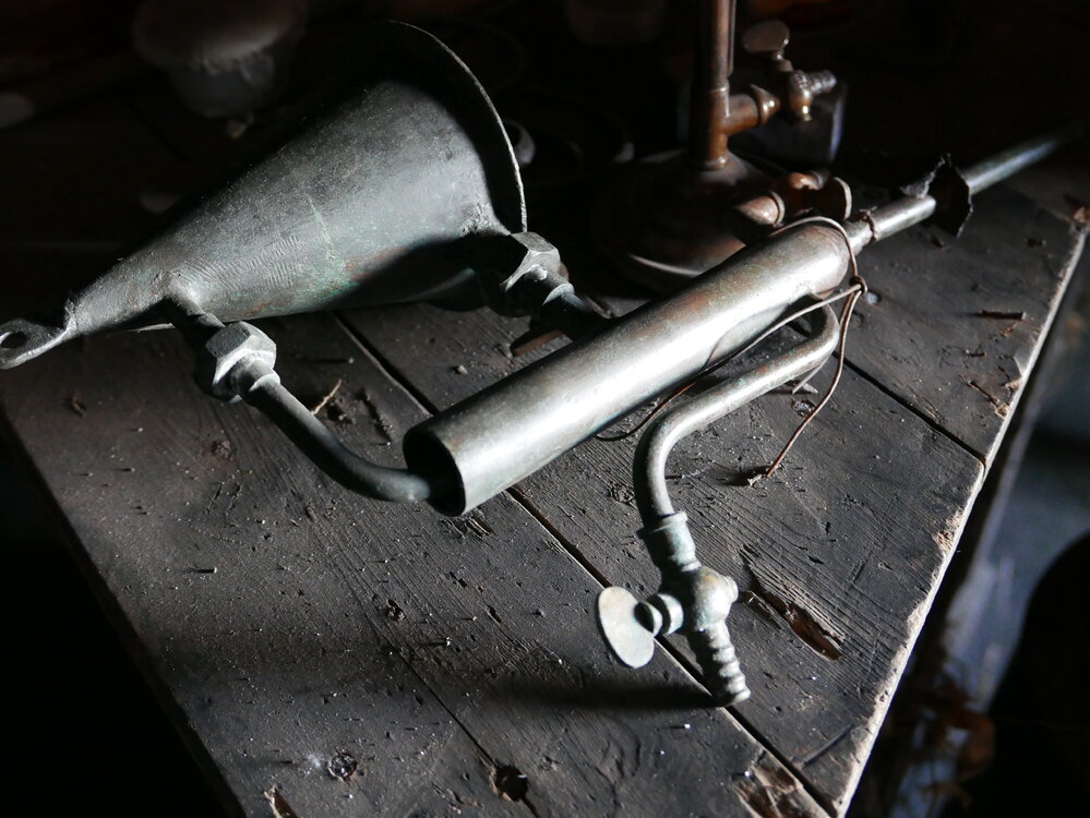2017-18 Scott's 'Terra Nova' hut, interior, scientific apparatus