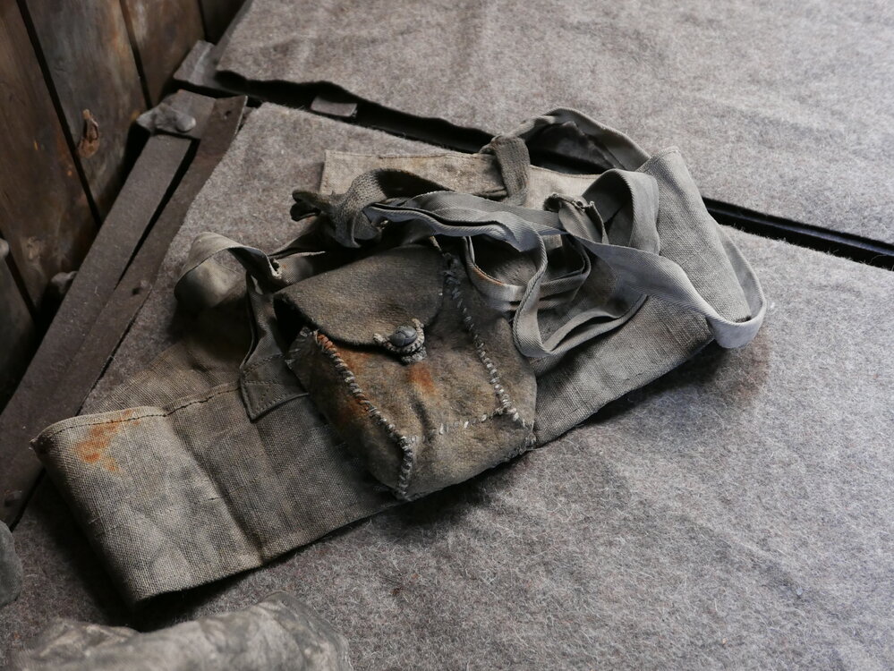 2017-18 Scott's 'Terra Nova' hut, interior, man-haul harness