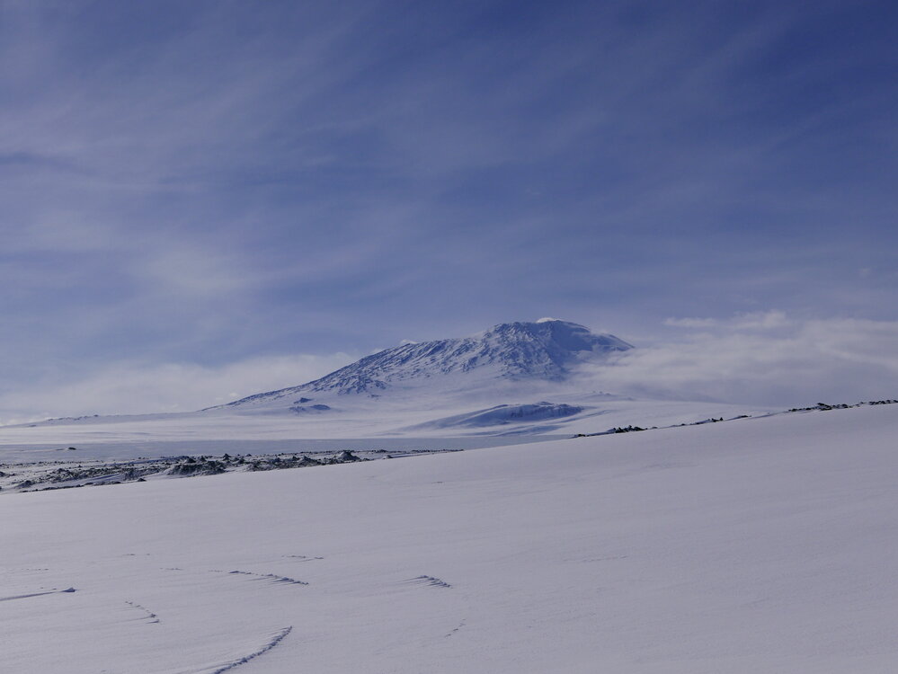 2017-18 Cape Evans landscape, Mount Erebus