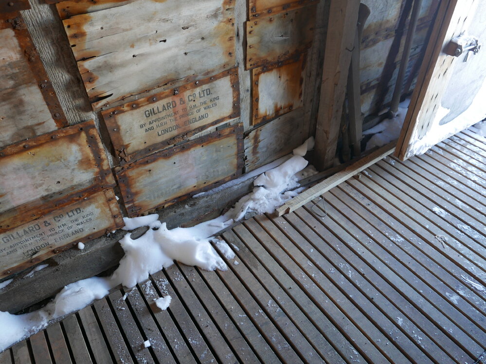 2017-18 Scott's 'Terra Nova' hut, work task, duckboards (005)