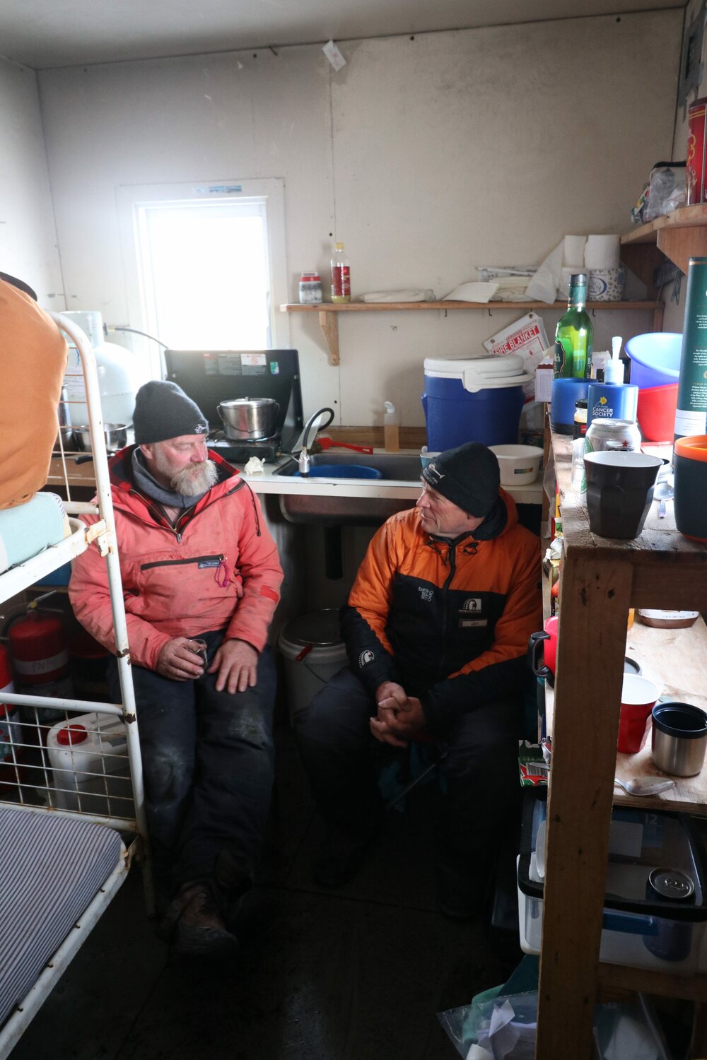 2017-18 Antarctic Heritage Trust Programme Manager, RSHRP Al Fastier and Pilot Andrew Hefford