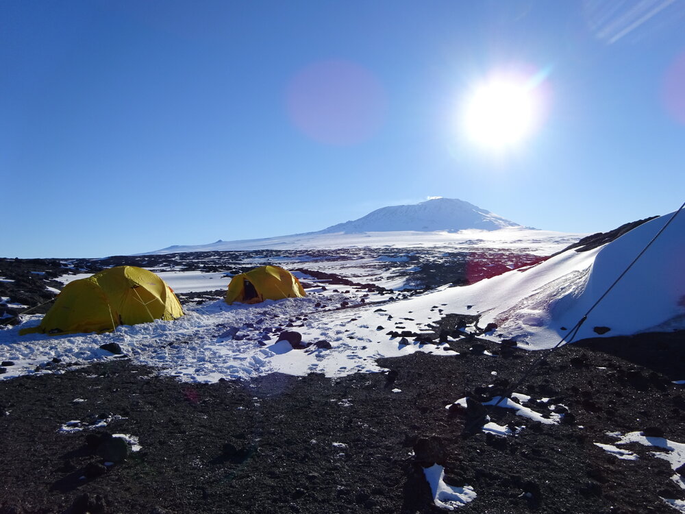 2017-18 Cape Royds field camp tents