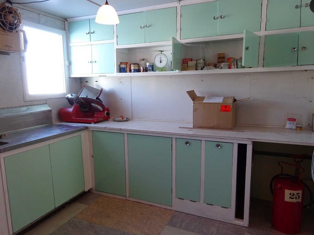 2017-18 Hillary's TAE/IGY hut, interior, Kitchen