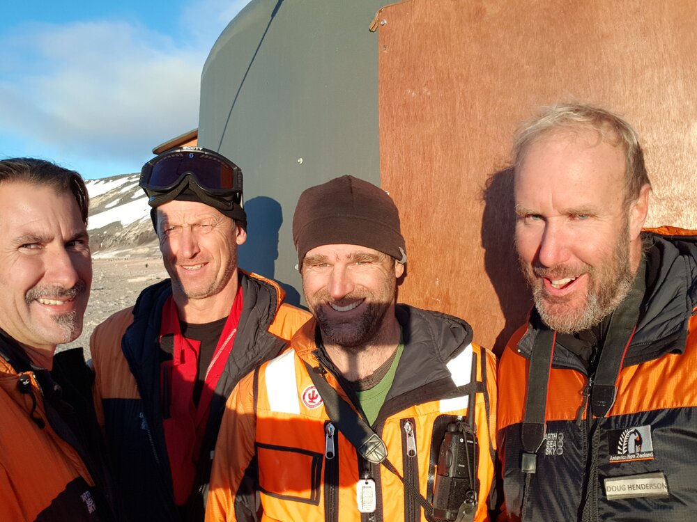2017-18 Antarctica New Zealand Cape Adare camp put in team