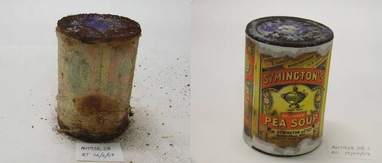 Symington Pea Soup tin