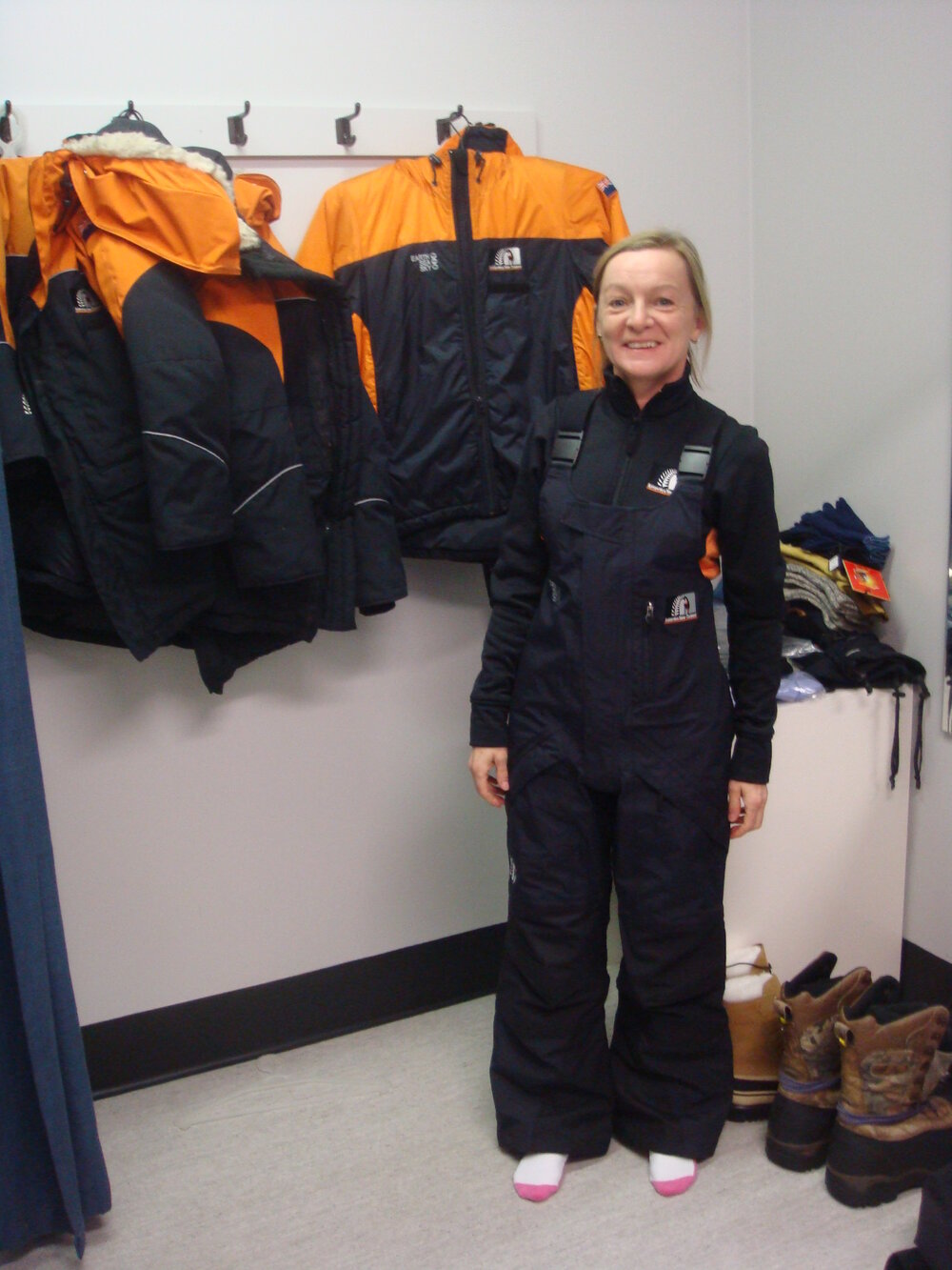 2013-14 Nicola Stewart during kit out before the Summer season