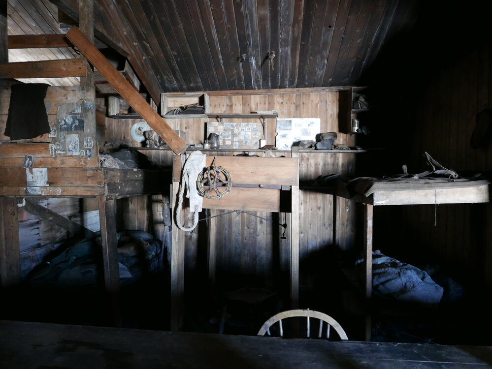 2018-19 The Tenements inside Scott's 'Terra Nova' hut, Cape Evans