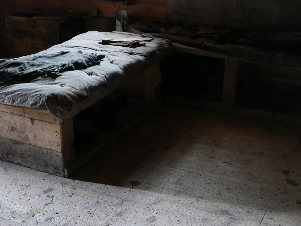 2018-19 Bunk inside Shackleton's 'Nimrod' hut, Cape Royds