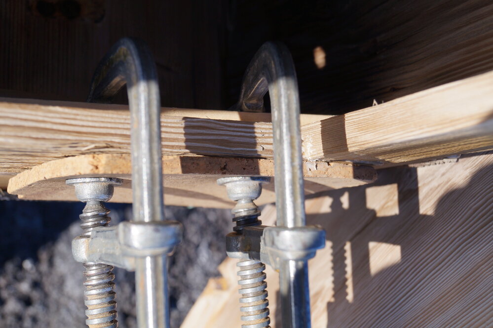 2018-19 Instrument shelter, work detail, Cape Evans (001)