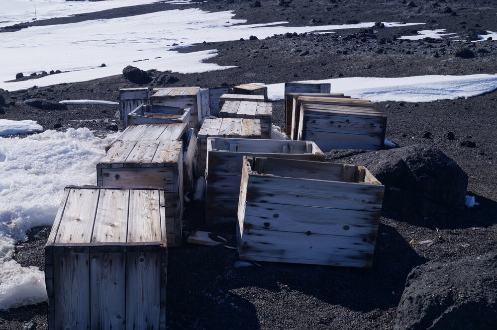 2018-19 Fuel stores boxes, Cape Evans (002)