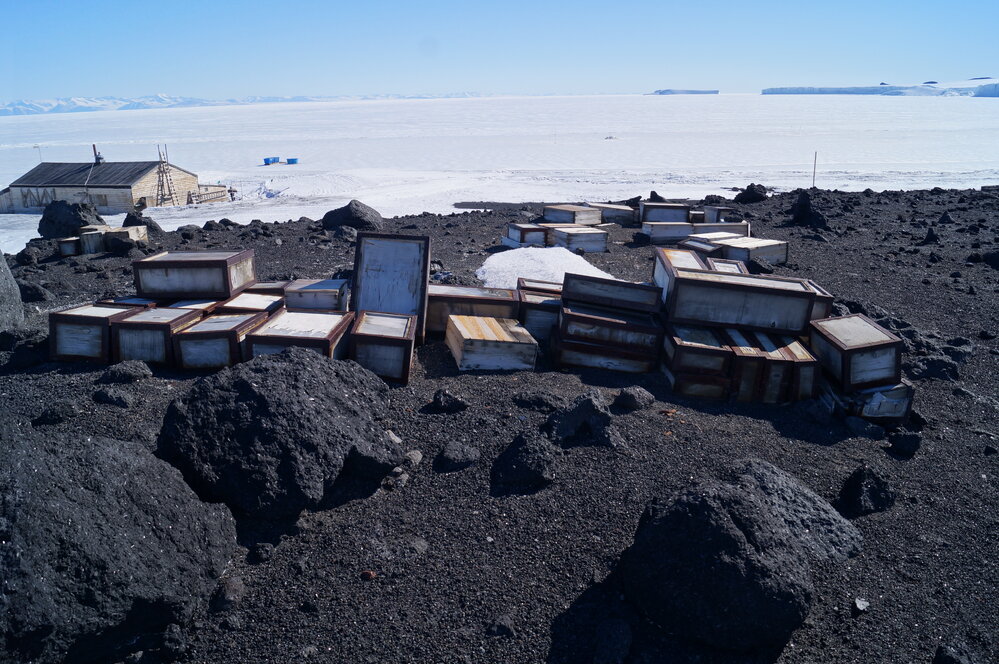 2018-19 Southern stores food cases, Cape Evans (007)