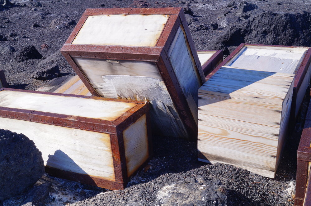 2018-19 Southern stores food cases, Cape Evans (010)