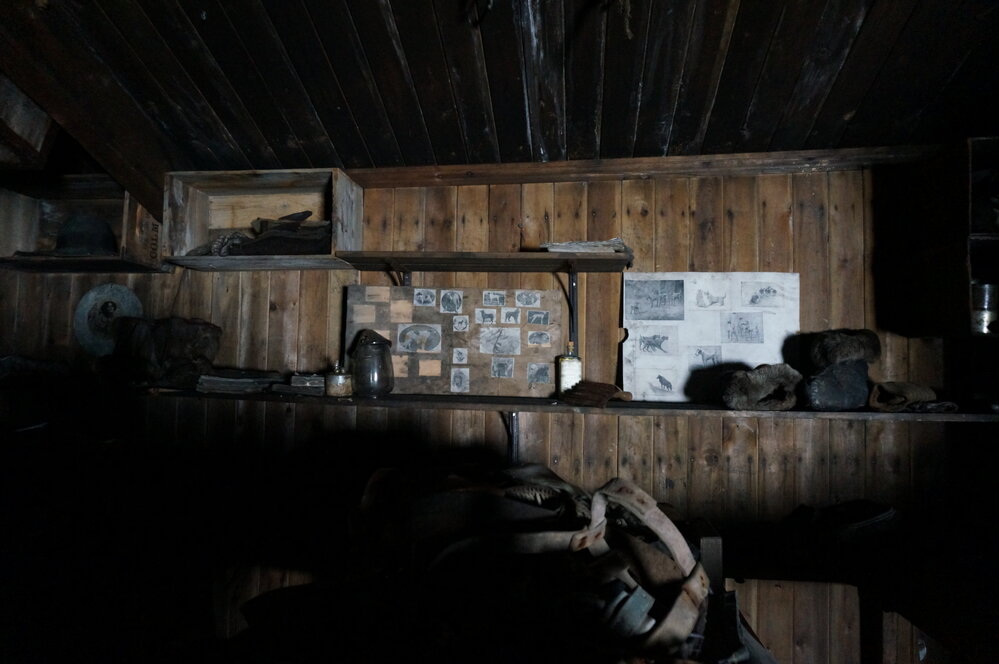 2018-19 Personal artefacts inside Scott's 'Terra Nova' hut, Cape Evans (001)