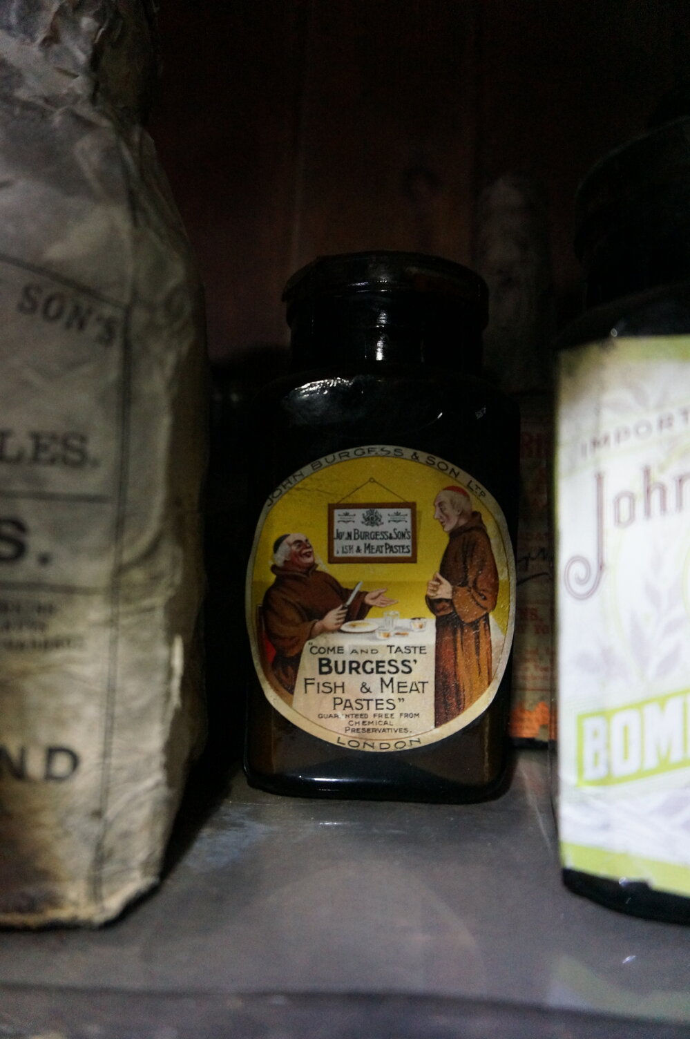 2018-19 John Burgess &amp; Son jar inside Scott's 'Terra Nova' hut, Cape Evans