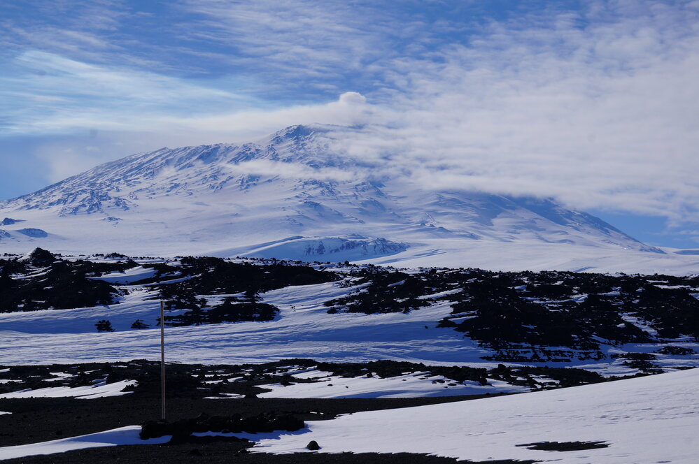 2018-19 Mount Erebus from Cape Evans