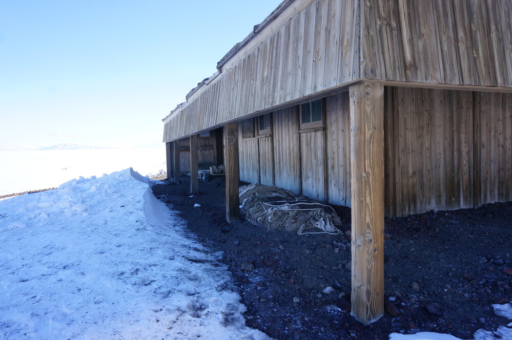 2018-19 South-East corner of Scott's 'Discovery' hut, Hut Point