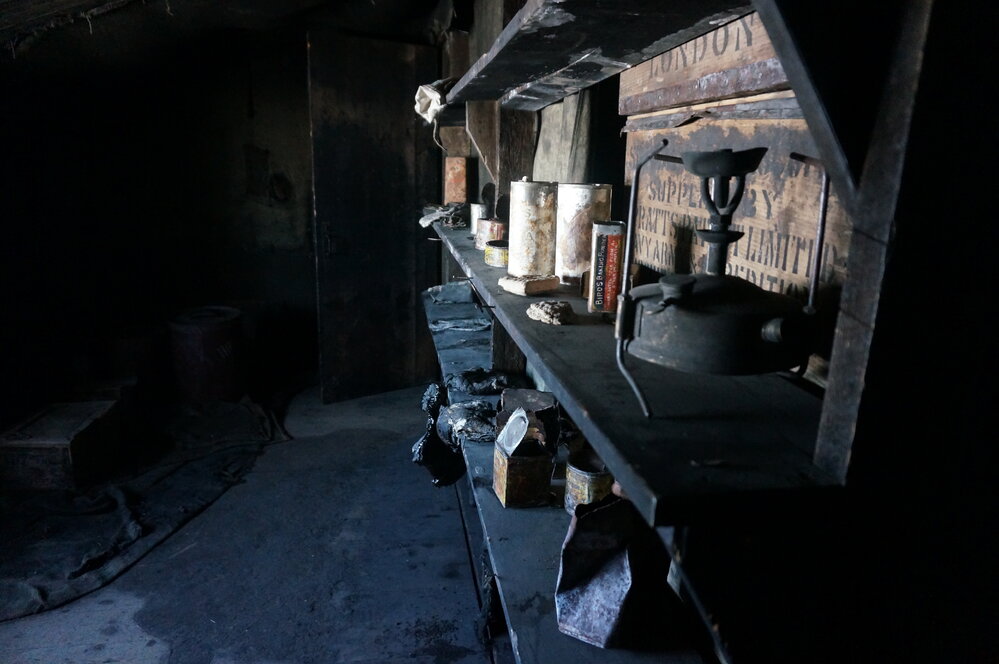 2018-19 Physical Laboratory inside Scott's 'Discovery' hut, Hut Point
