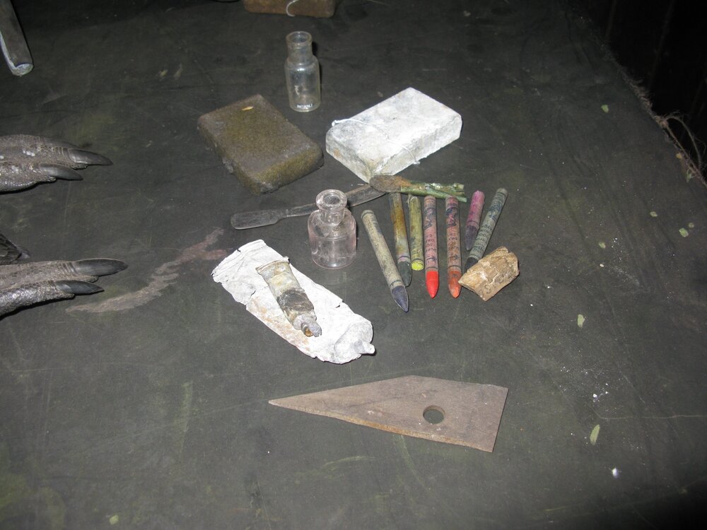 Chart table in Scott's 'Terra Nova' hut (001)