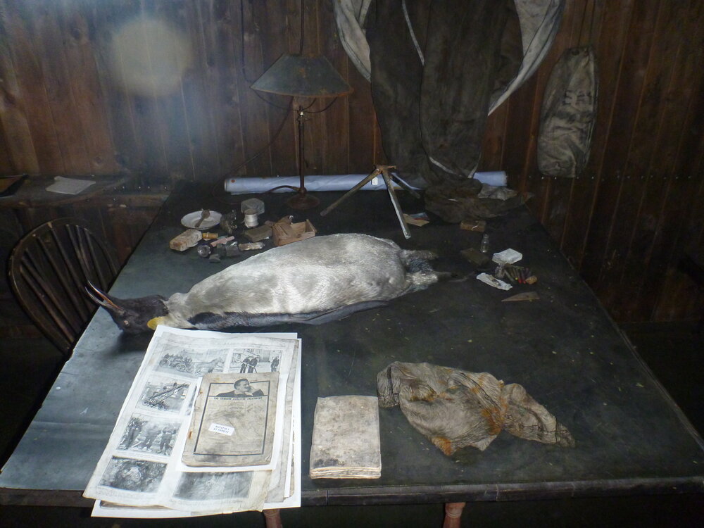Chart table in Scott's 'Terra Nova' hut (001)