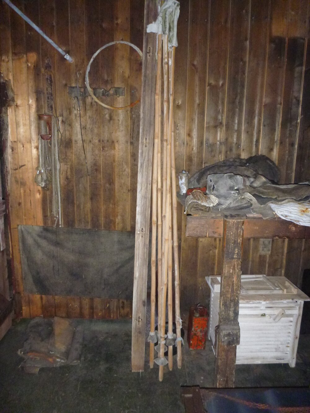 Messdeck in Scott's 'Terra Nova' hut 