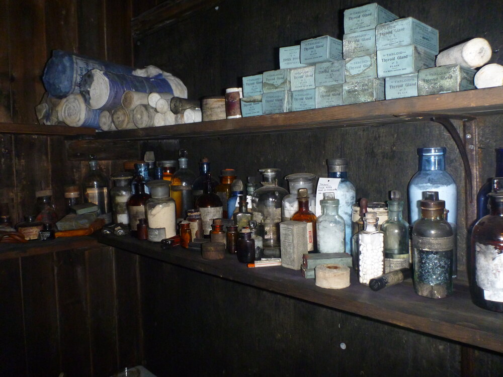 Medicinal artefacts in Scott's 'Terra Nova' hut 