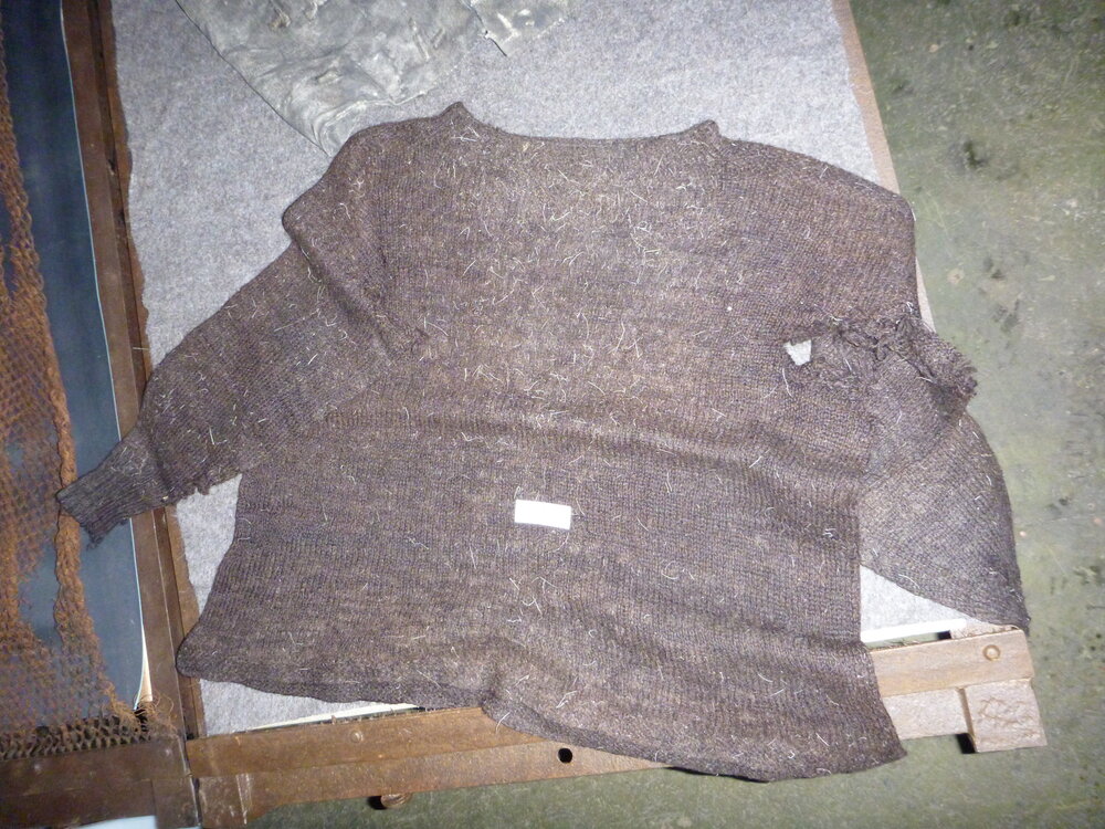 Wool jersey in Scott's 'Terra Nova' hut