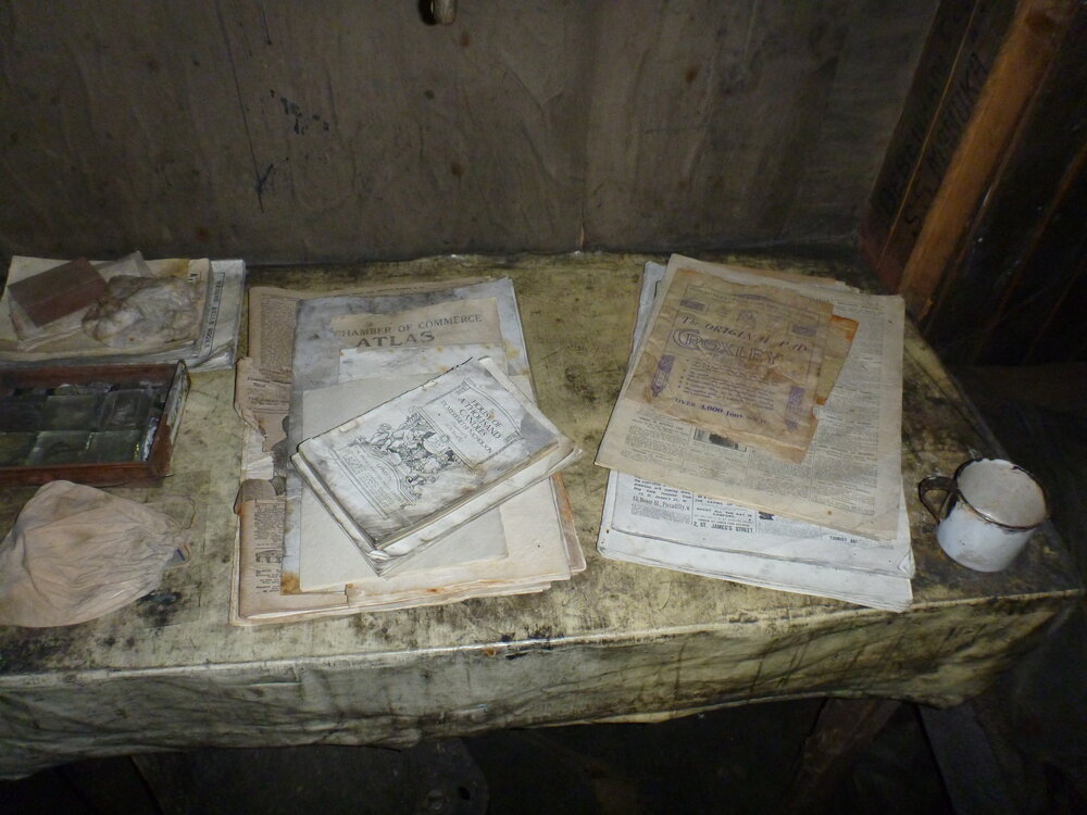 Geology bench, Scott's 'Terra Nova' hut