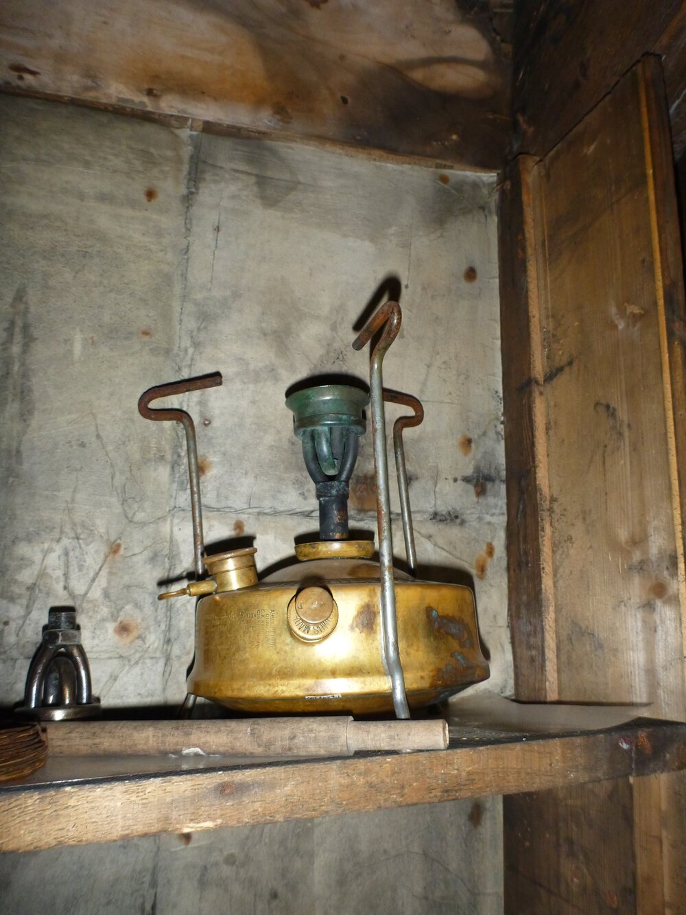 Primus burner in Scott's 'Terra Nova' hut