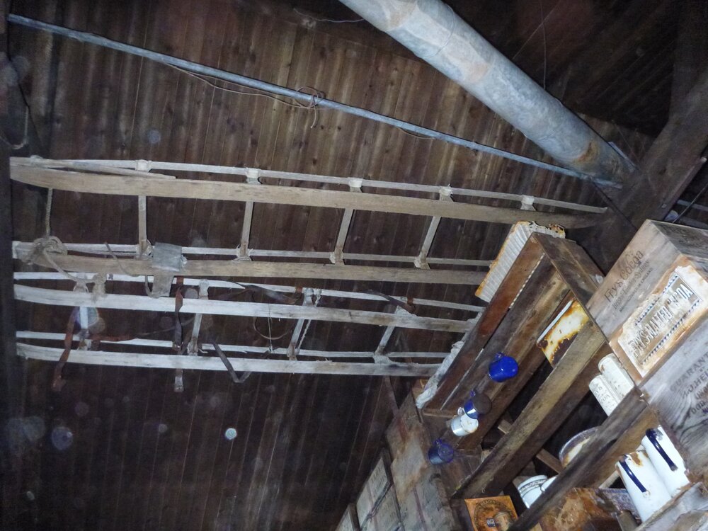 Sledges in Scott's 'Terra Nova' hut