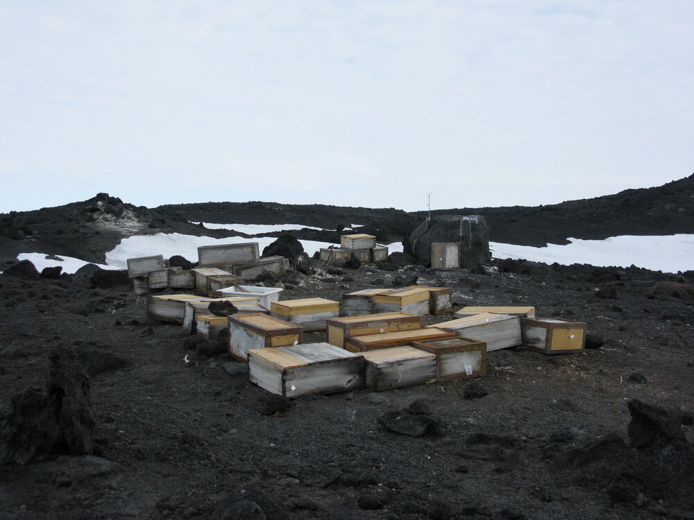 Southern food cache, Cape Evans