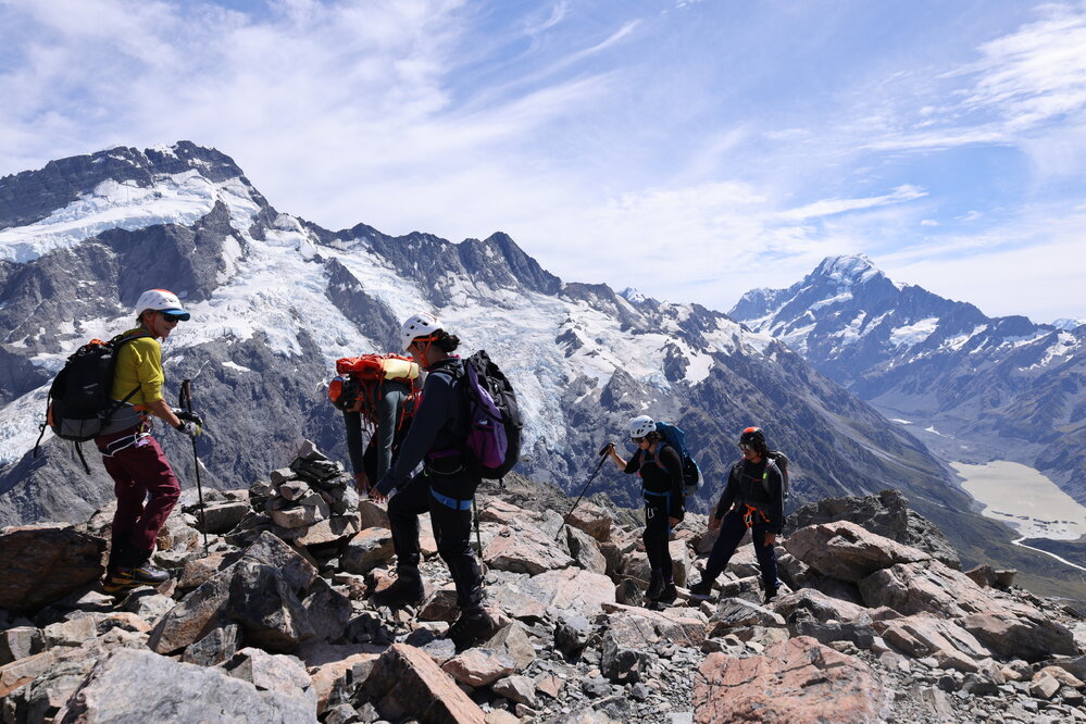 Reaching the summit of Mount Ollivier! (003)