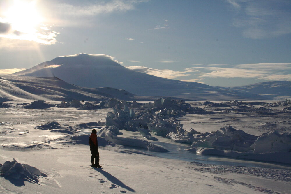 2013-14 AHT team member on a walk