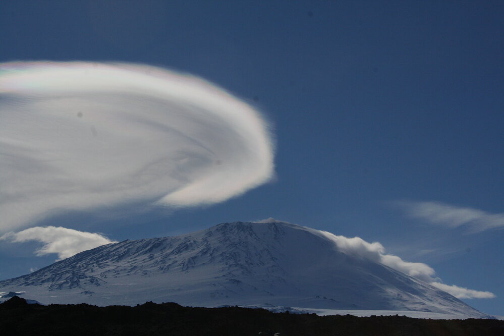2013-14 Clouds over Mount Erebus