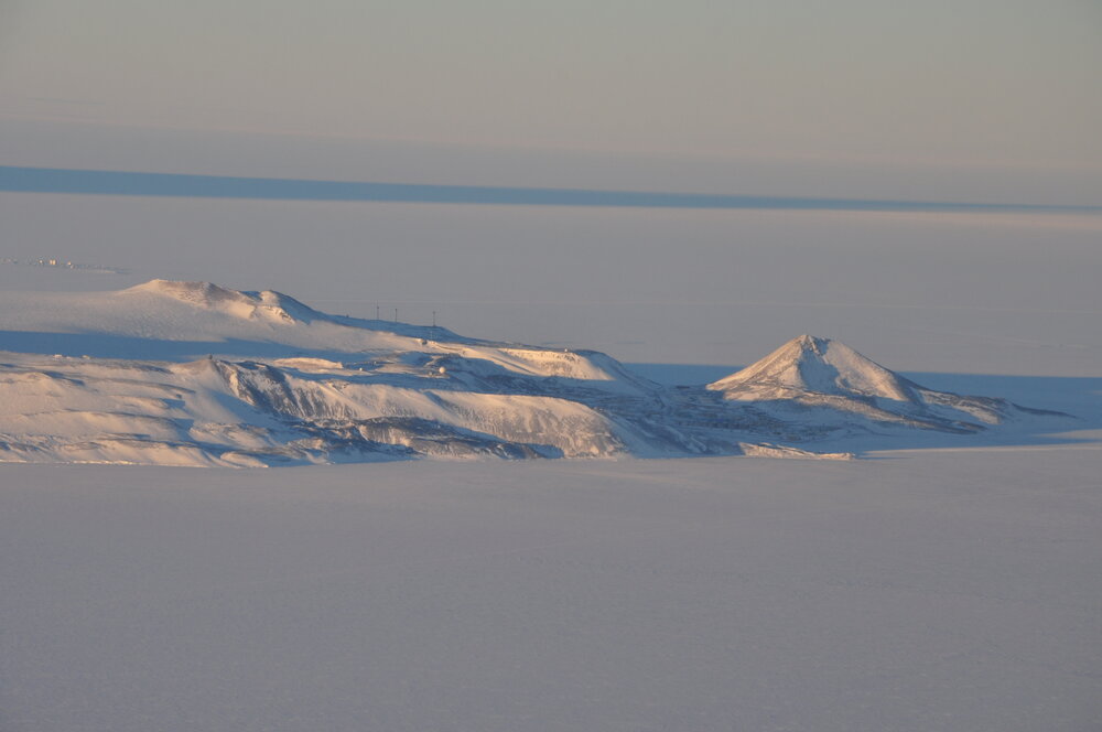 2013-14 View towards McMurdo station from the air