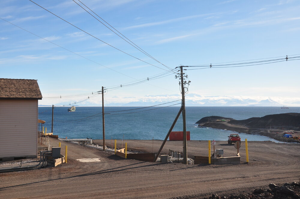 2013-14 View towards Hut Point from McMurdo Station