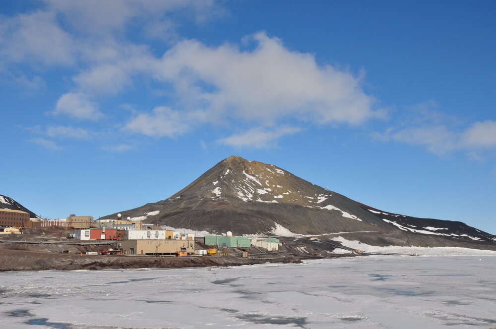 2013-14 Observation Hill over McMurdo Station