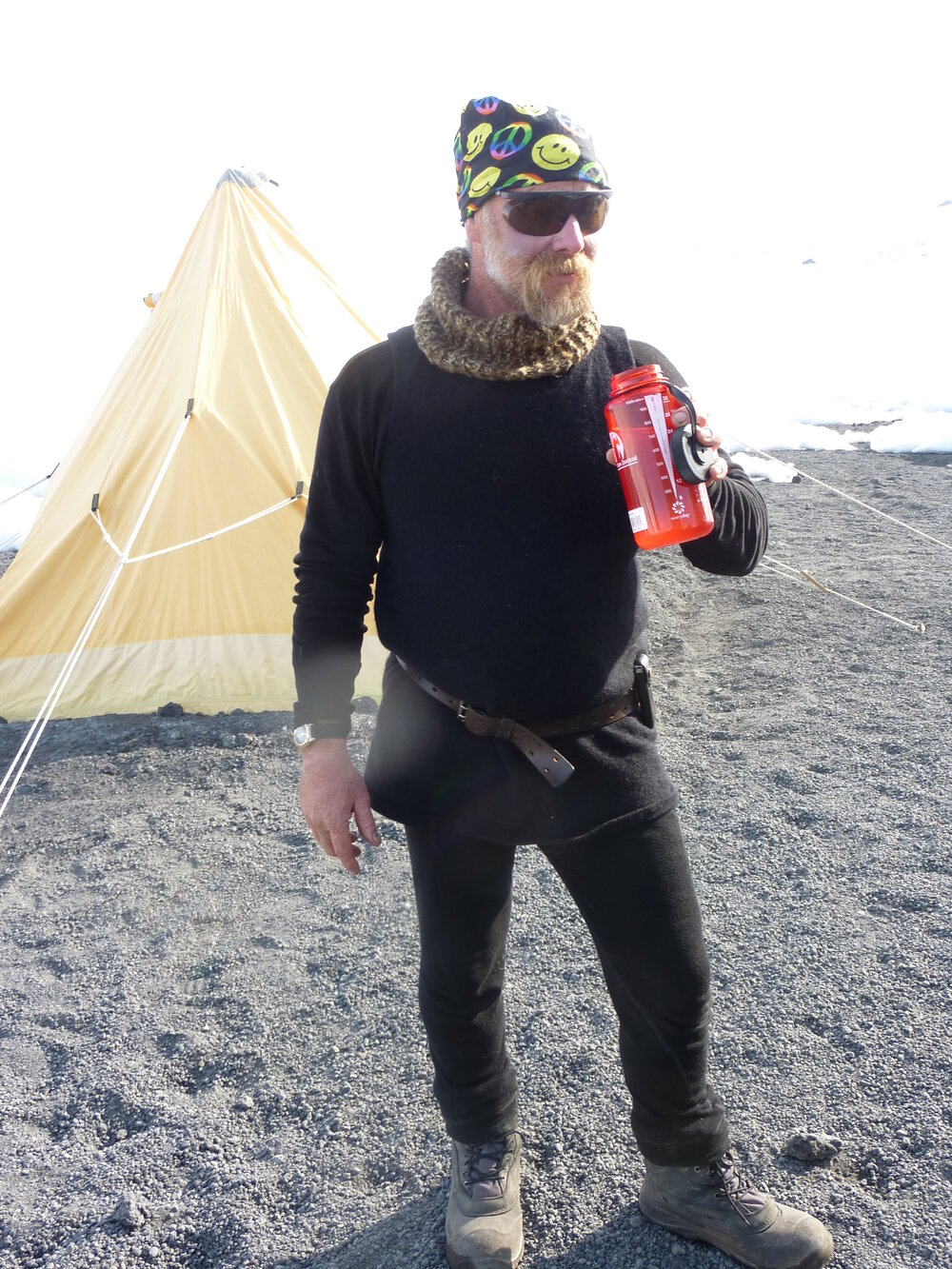2009-10 AHT's Al Fastier at Cape Evans field camp