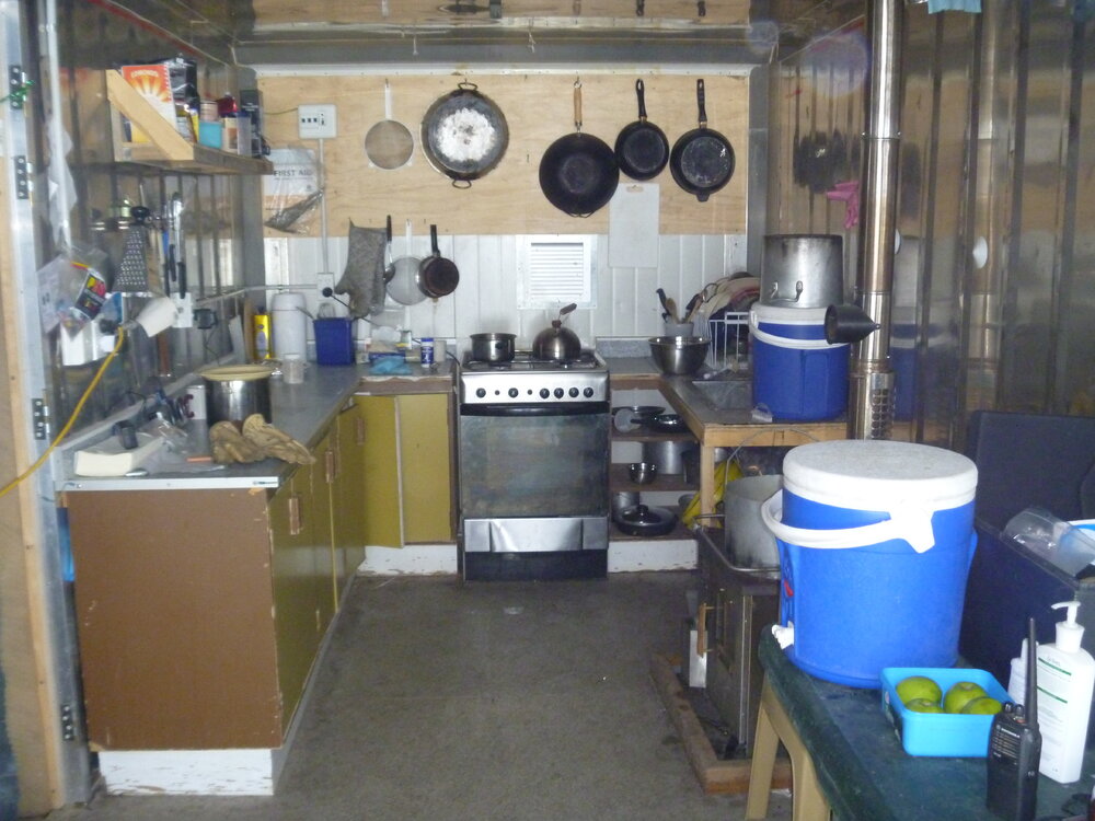 2010-11 Kitchen at the Cape Evans field camp