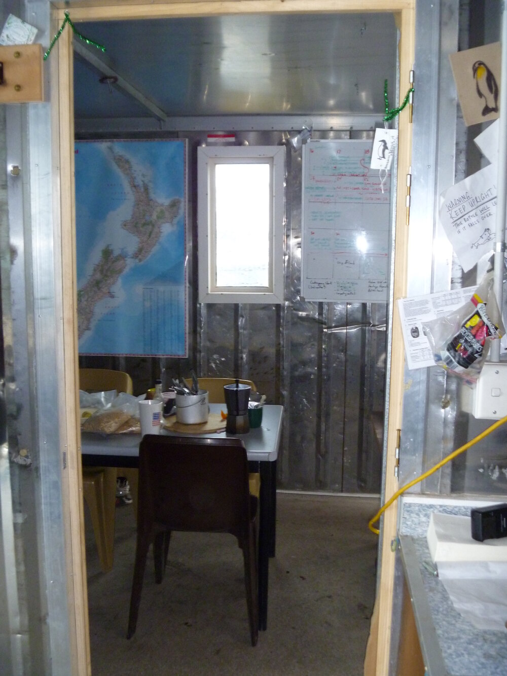 2010-11 Mess area in the Cape Evans field camp