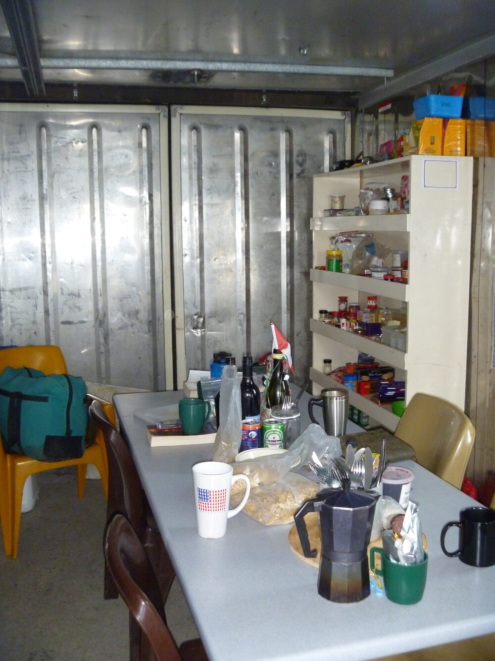 2010-11 Mess area in the Cape Evans field camp