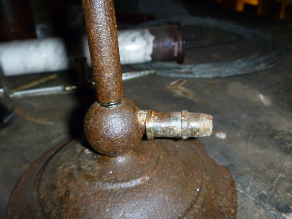 2010-11 Acetylene lamp base inside the Physical Laboratory, Cape Evans