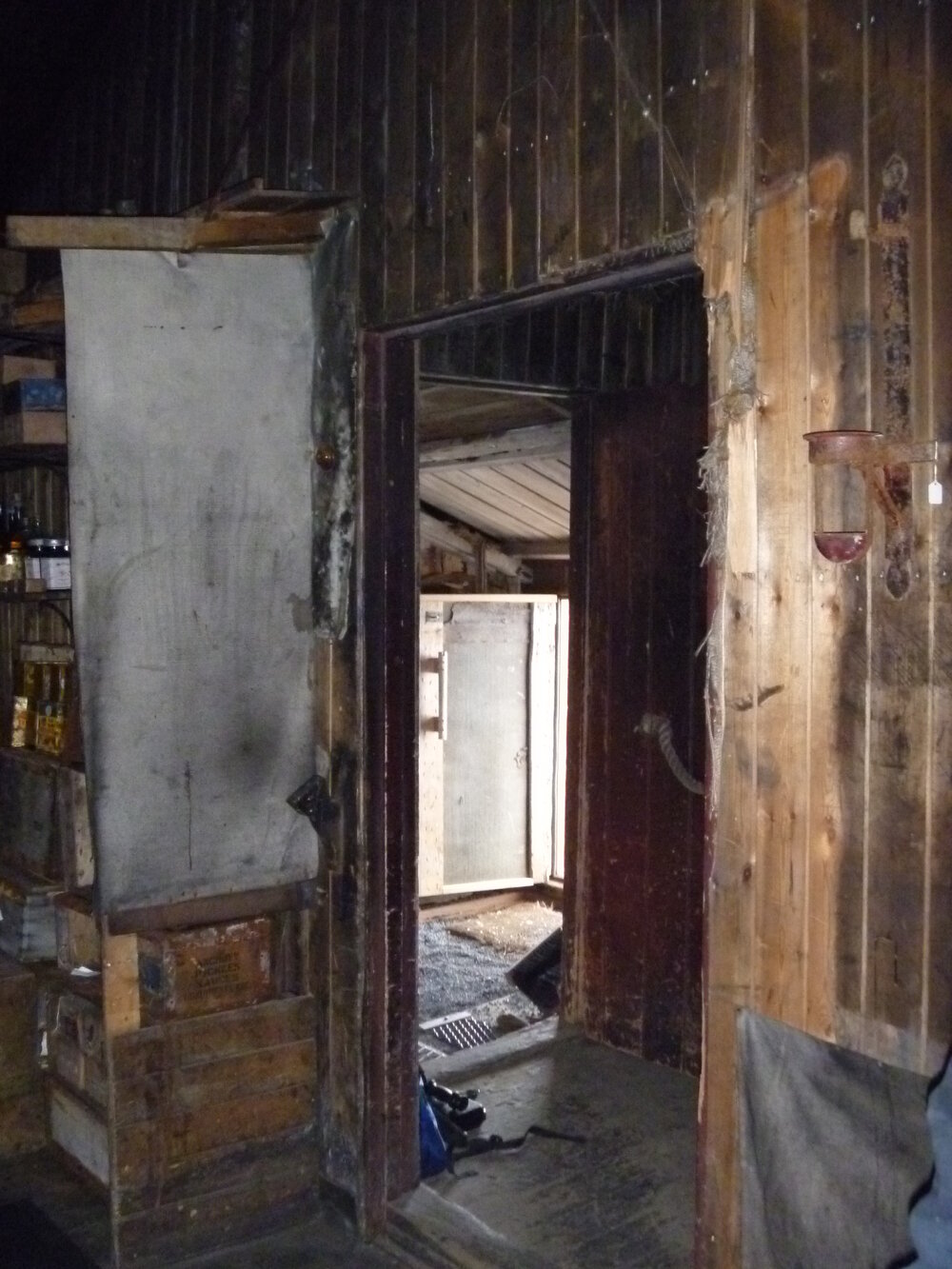 2010-11 Main door of Scott's 'Terra Nova' hut, Cape Evans