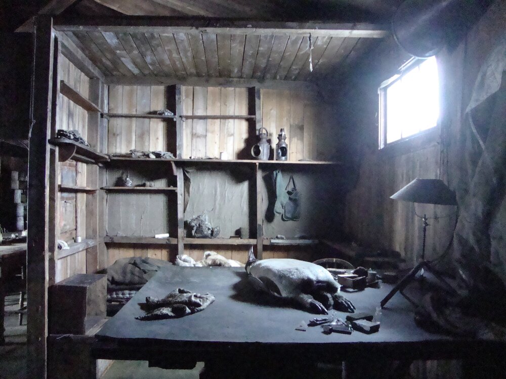 2012 Scott's 'Terra Nova' hut interior, Scott's Cubicle (003)